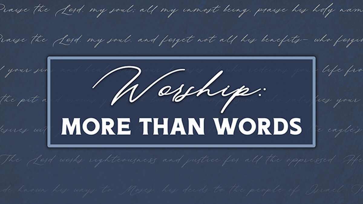 Worship More Than Words image number 0